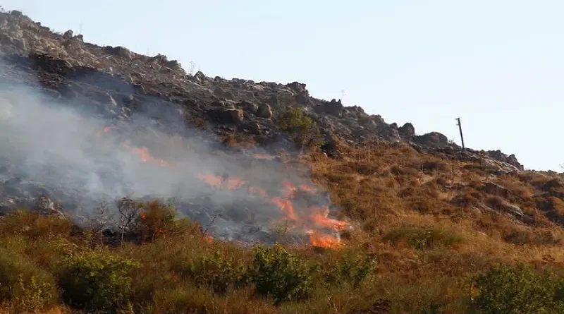 alerta de bandera roja (clima propicio para incendios)